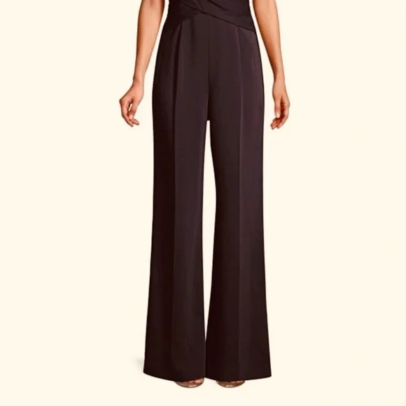 NWT Kobi Halperin Sheila Faux Wrap Jumpsuit Black - Picture 2 of 4